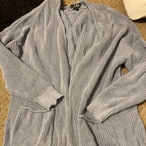 over sized knitted cardigan